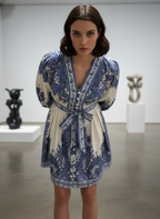 Azure Tapestry Dress