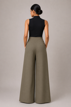 Sandstone Wrap Palazzo Pants