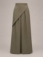 Sandstone Wrap Palazzo Pants