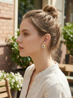 Pastel Swirl Stud Earrings