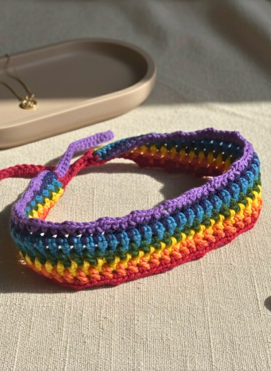 Rainbow Stripes Hair Band