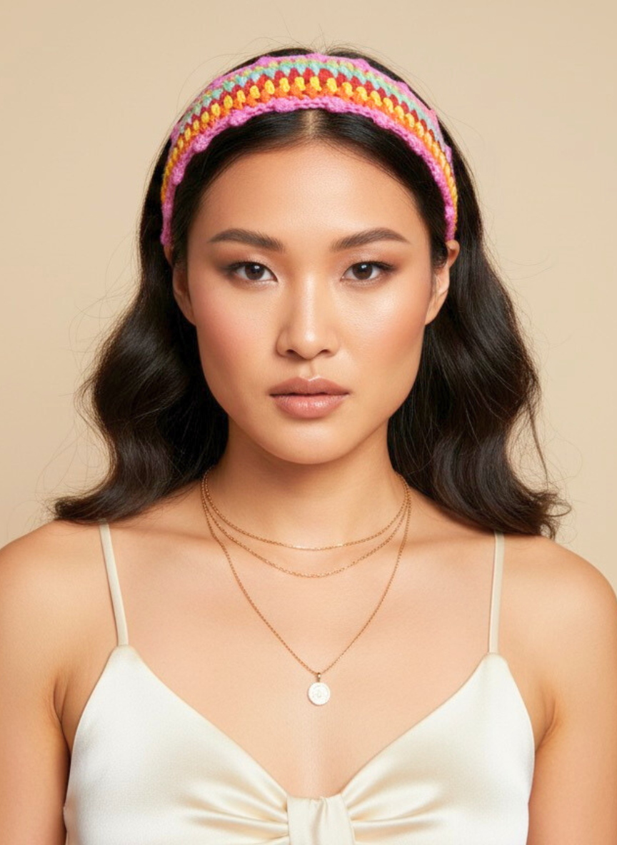 Rainbow Stripes Hair Band