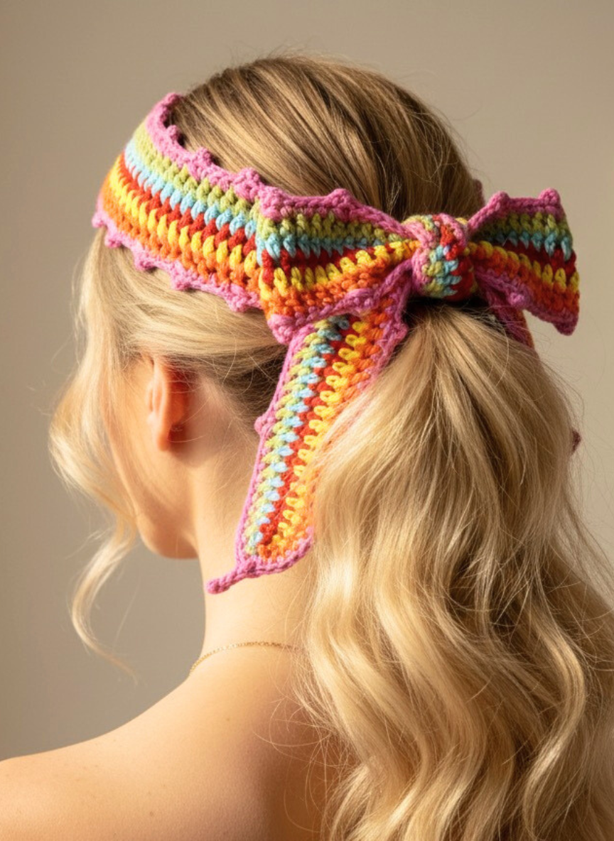 Rainbow Stripes Hair Band