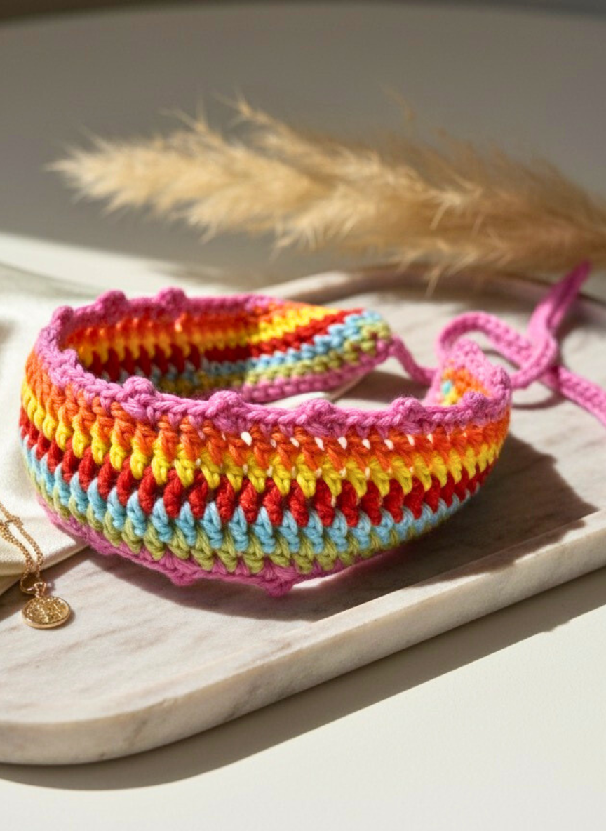 Rainbow Stripes Hair Band