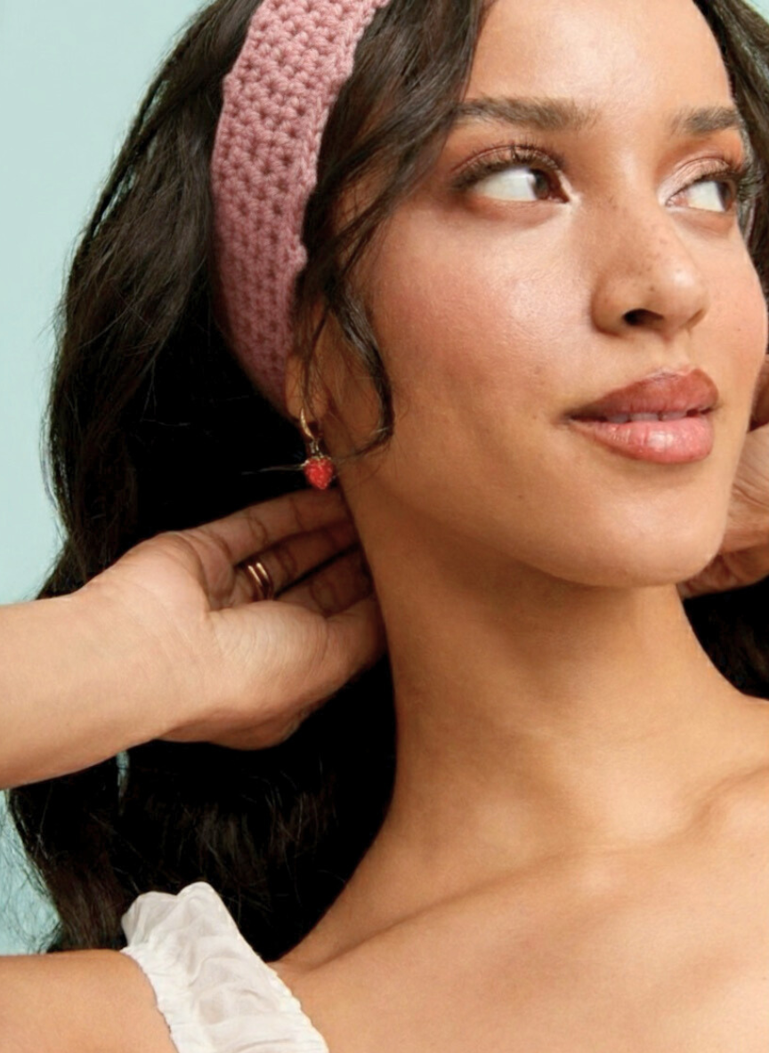 Light Pink Colored Hair Band