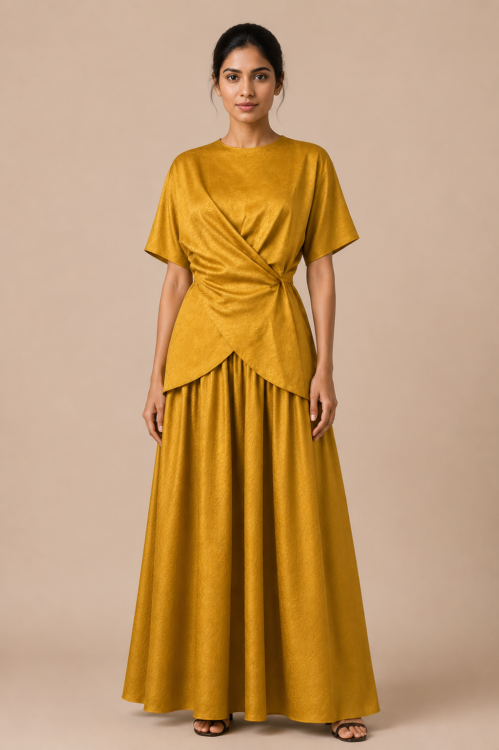 Saffron Drape Coord Set