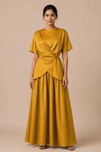 Saffron Drape Coord Set