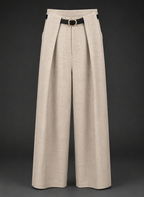 Sandstone Tailored Palazzo Pants