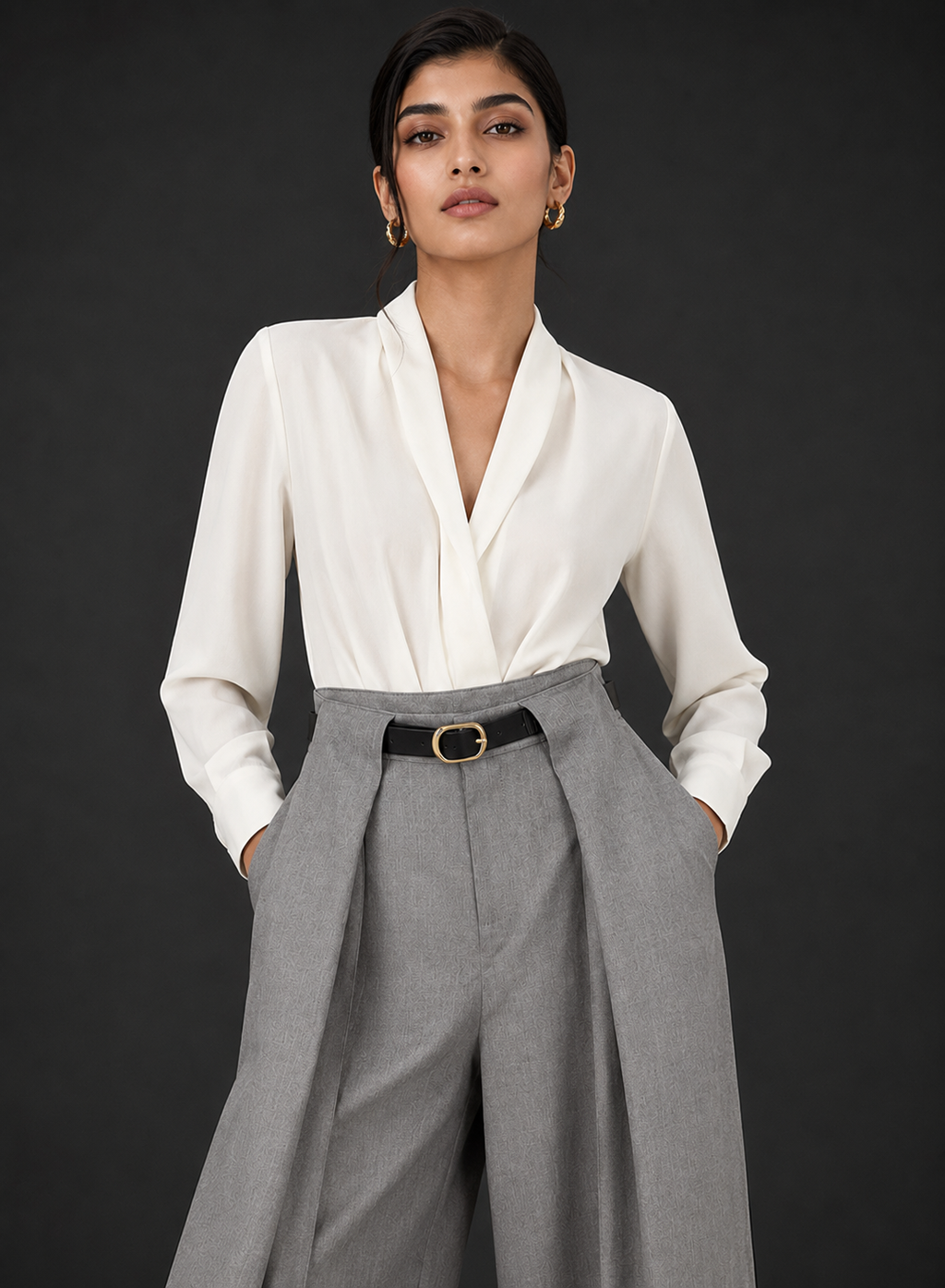 Sterling Drape Palazzo Pants