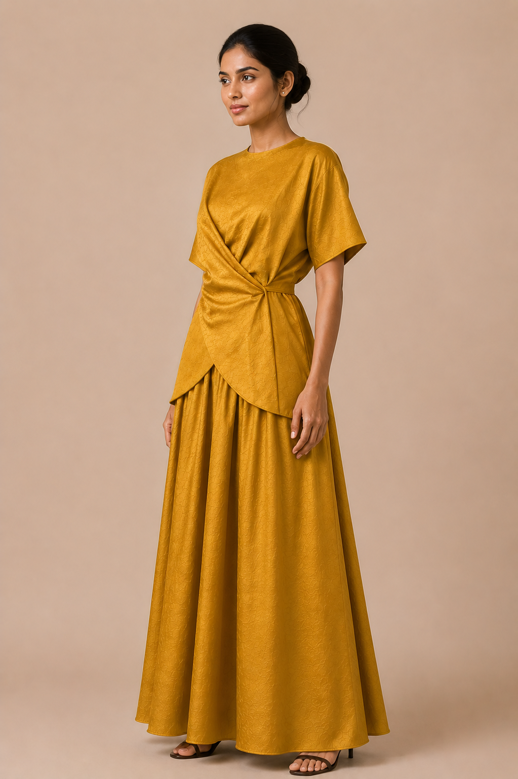 Saffron Drape Coord Set