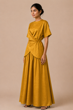 Saffron Drape Coord Set