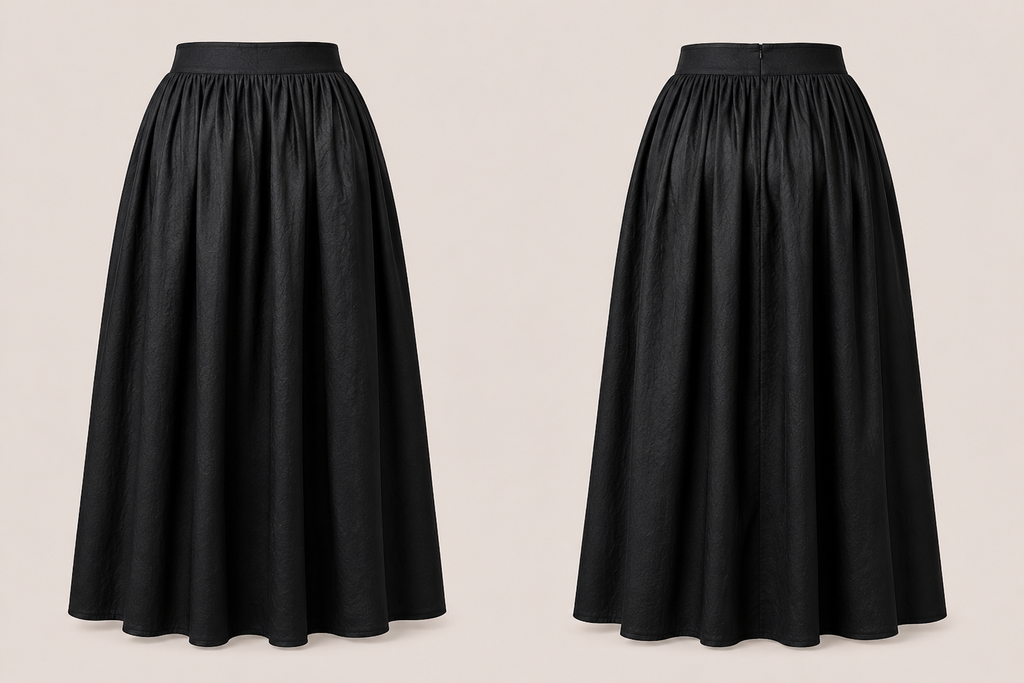 Noir Drape Coord Set