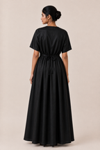 Noir Drape Coord Set