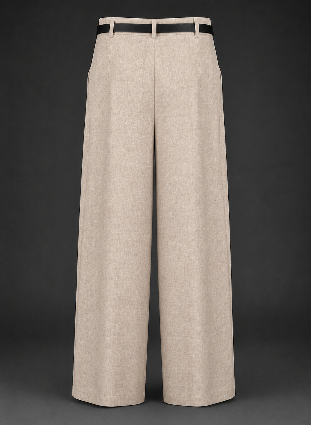 Sandstone Tailored Palazzo Pants