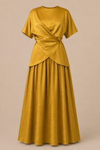 Saffron Drape Coord Set
