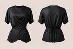 Noir Drape Coord Set